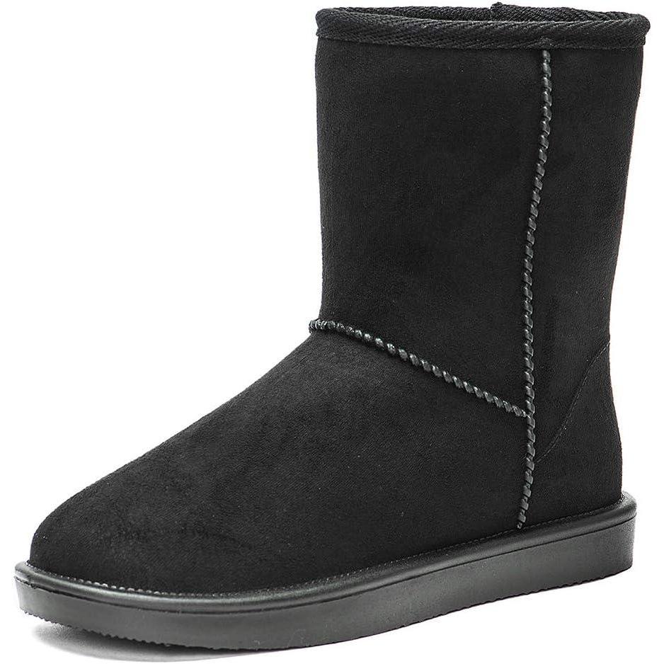 imageDKSUKO Womens Classic Waterproof Snow Boots Winter BootsBlack