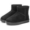 imageDKSUKO Kid s Classic Waterproof Snow Boots Toddler Winter BootsBlack Short